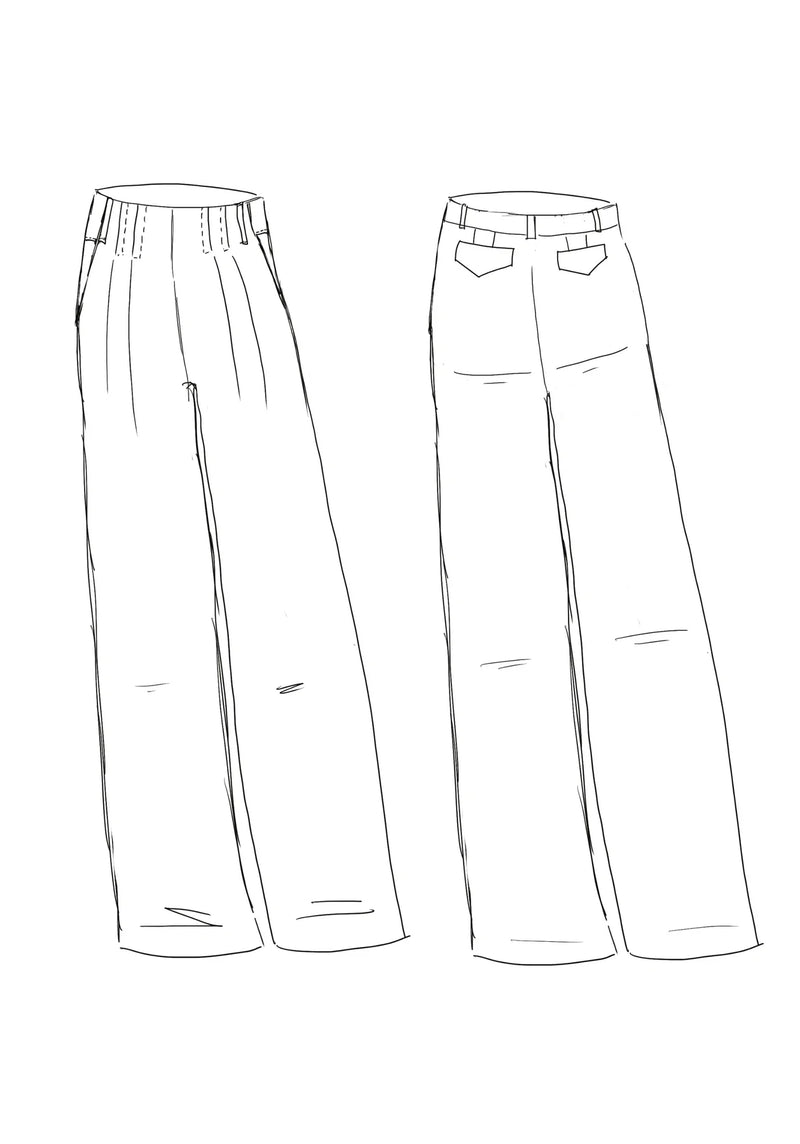 BROOKLYN Trousers Sewing Pattern by Maison Fauve