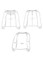 CHELSEA Top/Blouse Sewing Pattern by Maison Fauve