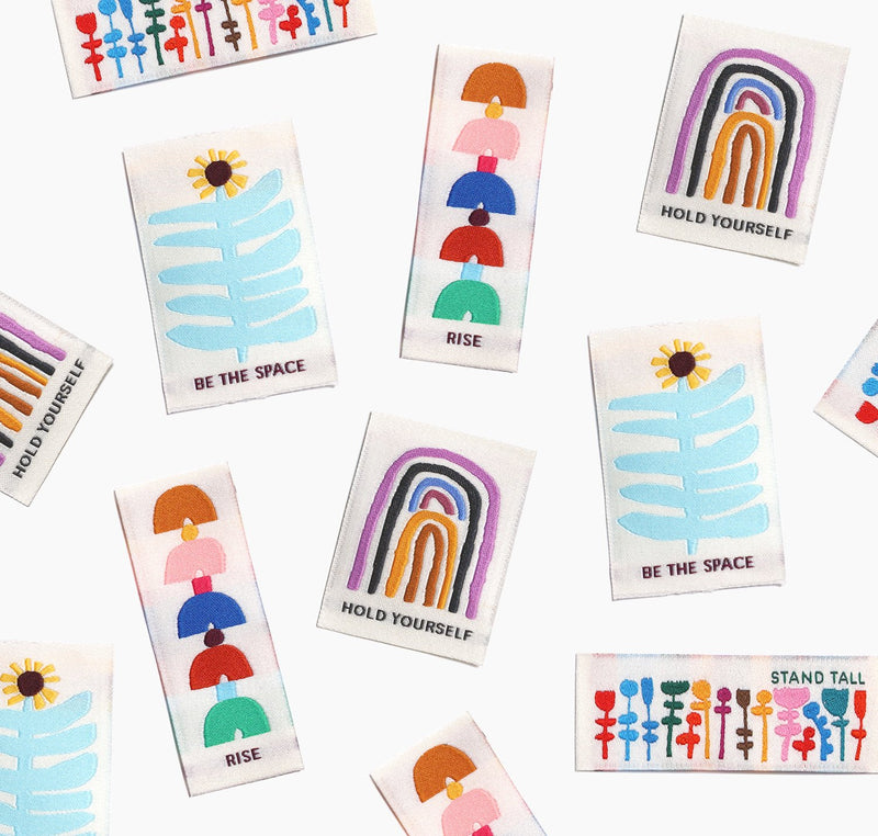 FOR YOU Limited Edition Pack - KATM x Claire Ritchie - Pack of 4 Woven Labels