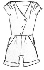 Eclipse Playsuit/Dress Sewing Pattern by Maison Fauve