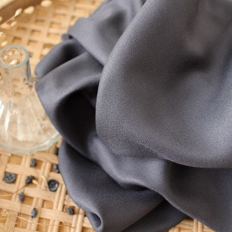 Viscose Crepe Fabric - Night - Atelier Brunette - 0.5 metre