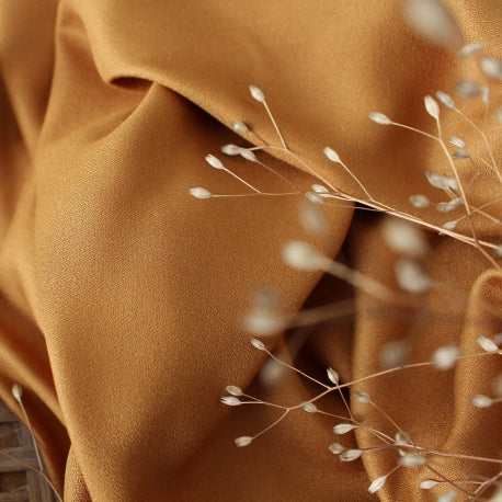 Viscose Crepe Fabric - Ochre - Atelier Brunette - 0.5 metre