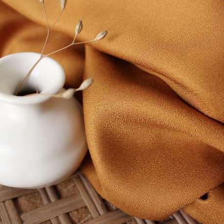 Viscose Crepe Fabric - Ochre - Atelier Brunette - 0.5 metre