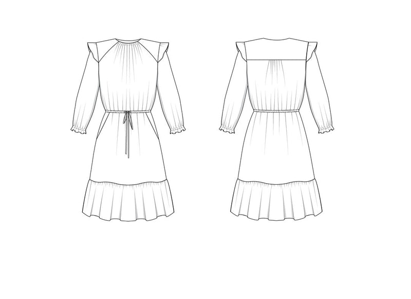 The Davenport Dress by Friday Pattern Co.