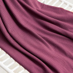 Derby Ribbed Jersey with TENCEL™ Modal Fibres - Punch - 0.5 metre