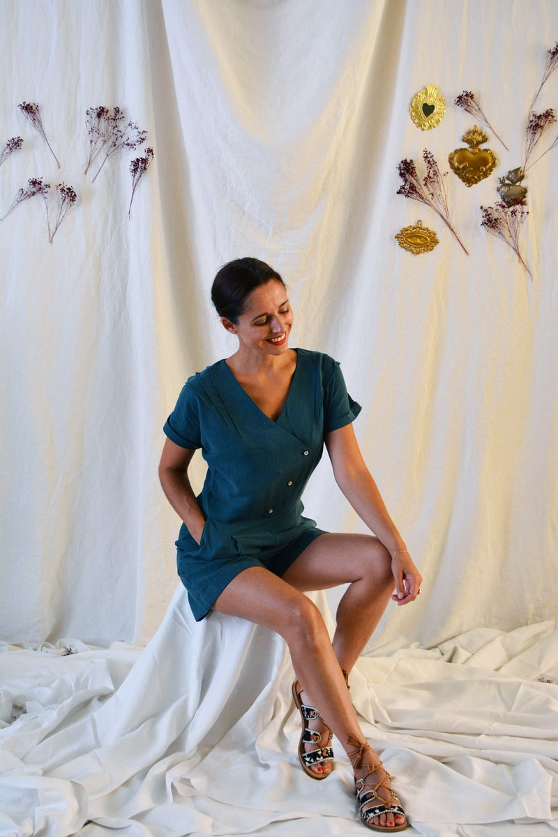 Eclipse Playsuit/Dress Sewing Pattern by Maison Fauve