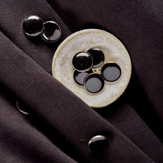 Gabardine Twill Fabric - Black - Atelier Brunette - Price per 0.5 metre