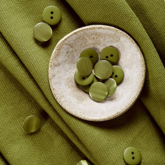 Gabardine Twill Fabric - Matcha Leaf - Atelier Brunette - Price per 0.5 metre