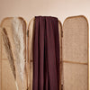 Gingham Night Rust Gauze Fabric - Atelier Brunette - Price per 0.5 metre