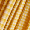 Gingham Off-White Lemon Gauze Fabric - Atelier Brunette - Price per 0.5 metre
