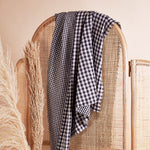 Gingham Night Gauze Fabric - Atelier Brunette - Price per 0.5 metre