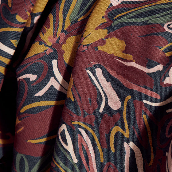 Hilma Rust - Viscose twill fabric with Lenzing™️ EcoVero™️ fibres - Atelier Brunette - 0.5 metre