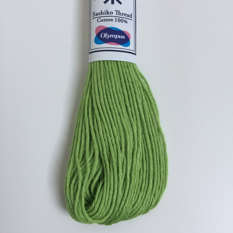 Olympus Japanese Sashiko Thread - 20m - Lime Green (#06)