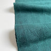 Organic Leaf Jacquard - Bottle Green - 0.5 metre