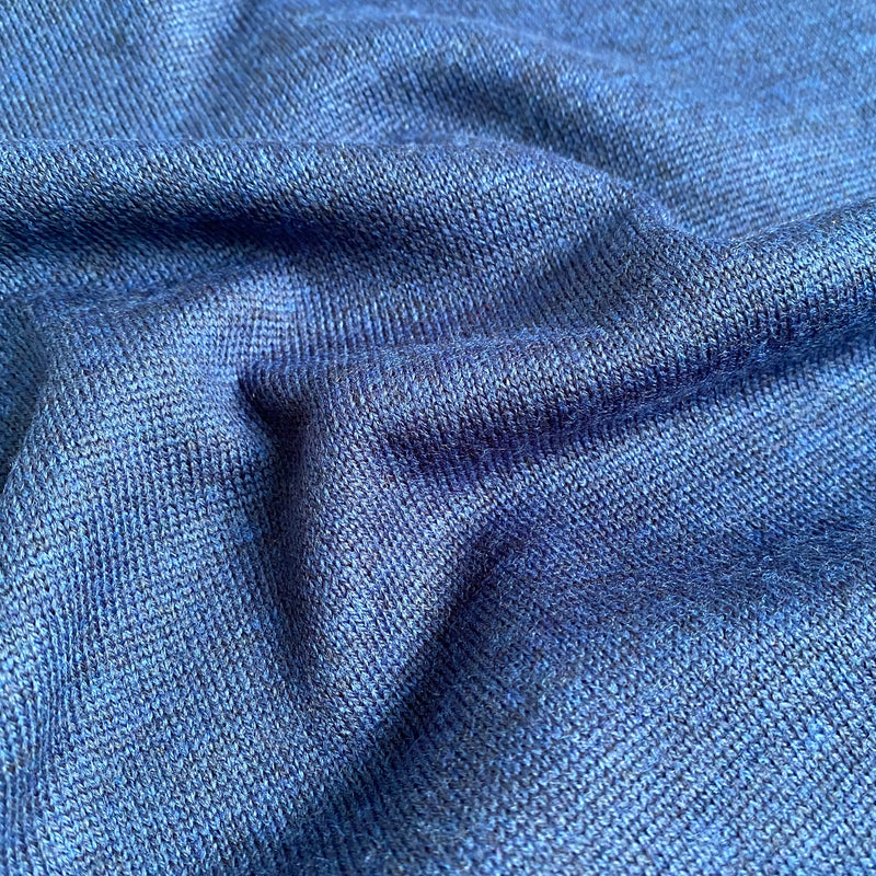 Fine Merino Knit - Blueberry - 0.5 metre