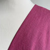 Enzyme Washed Linen - Cerise Pink - 0.5 metre