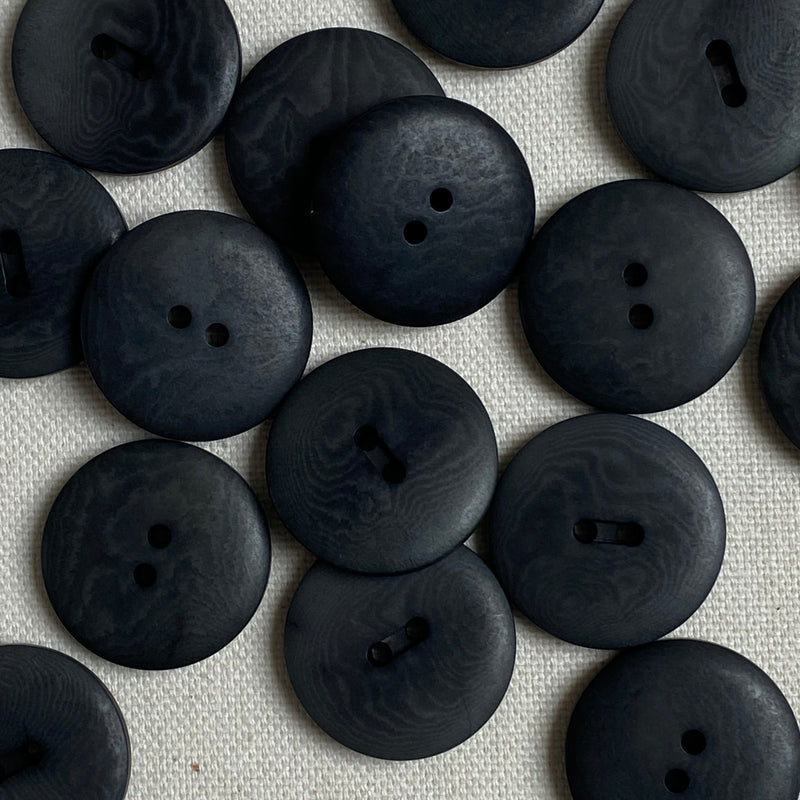 Corozo Button - Slate Grey / Matt (multiple sizes)