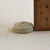 Recycled Cotton Button - Yellow Melange (18mm)