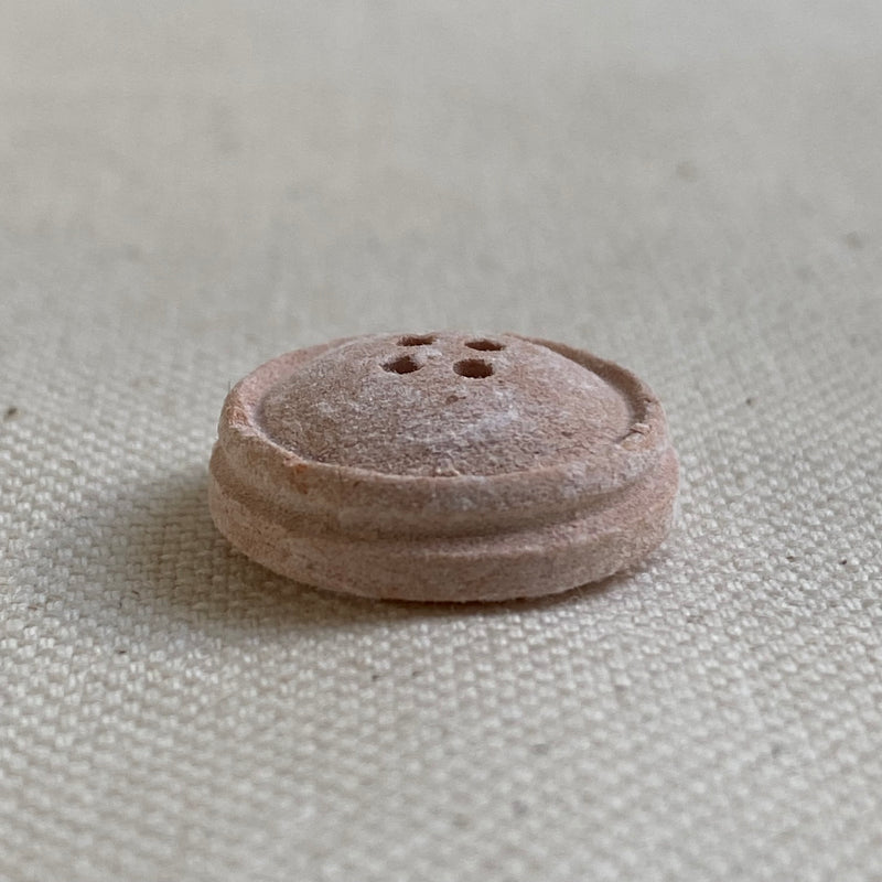 Recycled Cotton Button - Pink Melange (18mm)