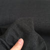 Organic Denim Look Stretch Fabric - Black - 0.5 metre