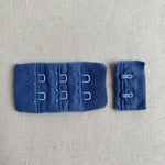 28mm Bra Hook & Eye Set - Heron Blue