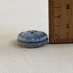 Recycled Cotton Button - Denim Blue Melange (18mm)