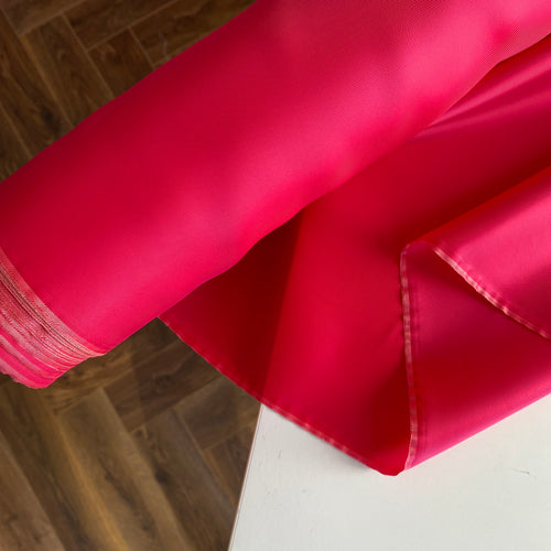 Cupro Lining Fabric - Hot Pink - 0.5 metre