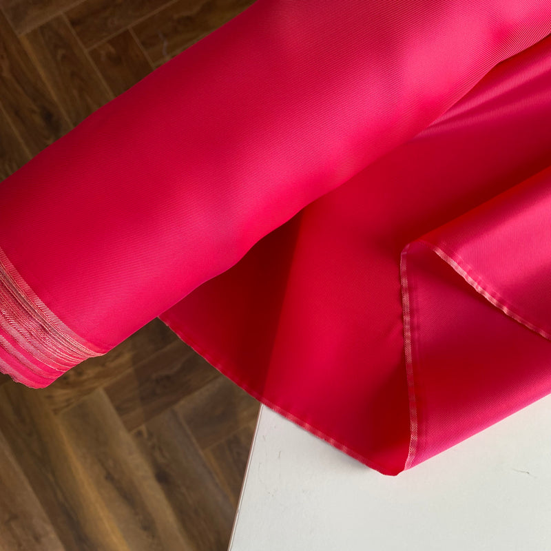 Hot pink lining fabric