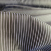 Cupro Viscose Lining Fabric - Black/Grey Stripes - 0.5 metre