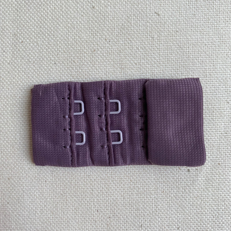 28mm Bra Hook & Eye Set - Mauve