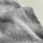 Recycled Jogging Fabric - Light Grey Melange - 0.5 metre
