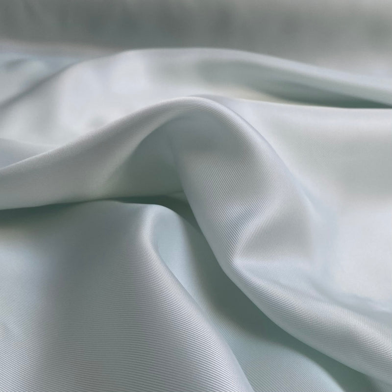 Cupro Lining Fabric - Duck Egg Blue - 0.5 metre
