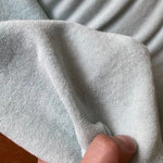 Organic Terry Cloth Towelling Fabric - aqua - 0.5 metre
