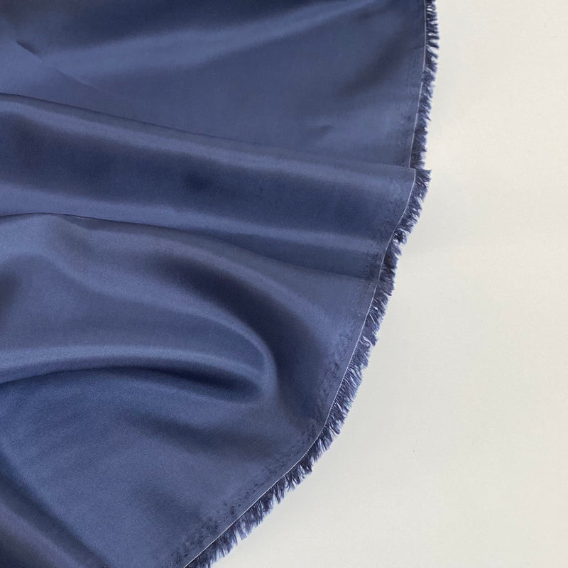 Cupro Lining Fabric - Midnight blue - 0.5 metre