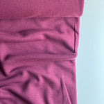 Recycled Jogging Fabric - Wine Red Melange - 0.5 metre