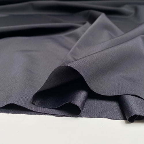 Swim & Sport Knit – ECONYL® Recycled Nylon – Black - 0.5 metre