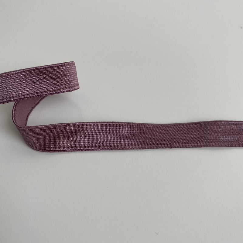12mm Bra Strap Elastic - Mauve