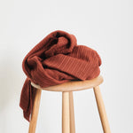 Organic Selanik Knit Fabric - Sienna - 0.5 metre
