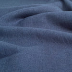Enzyme Washed Linen - Navy - 0.5 metre