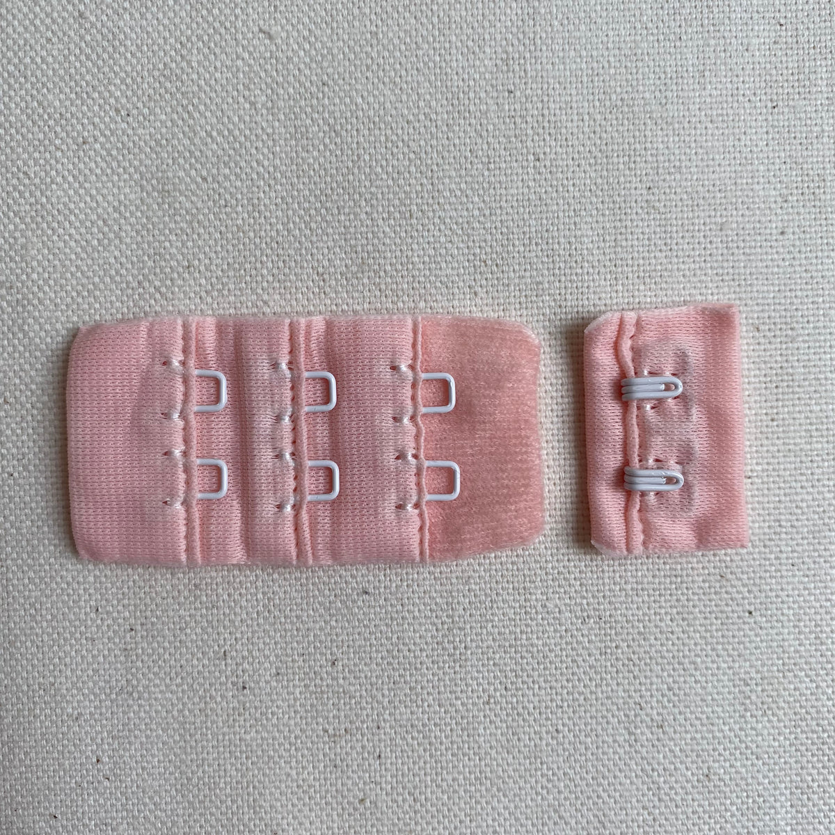 28mm Bra Hook & Eye Set - Pastel Pink