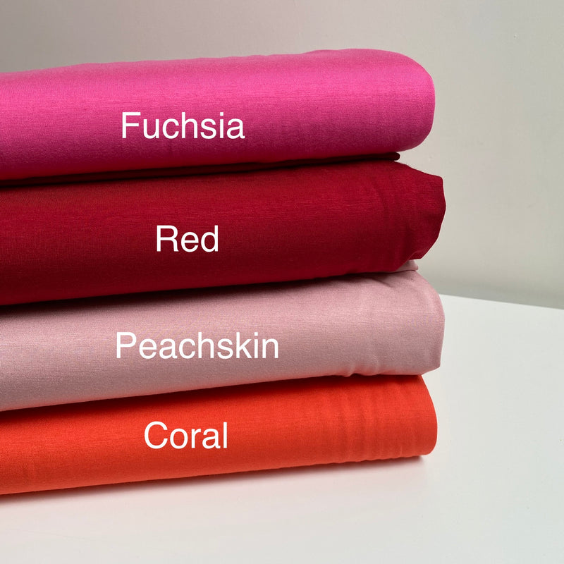 Bamboo Jersey - Coral - 0.5 metre