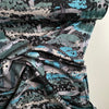 Organic French Terry Knit Fabric - Blue Camouflage - Priced per 0.5 metre