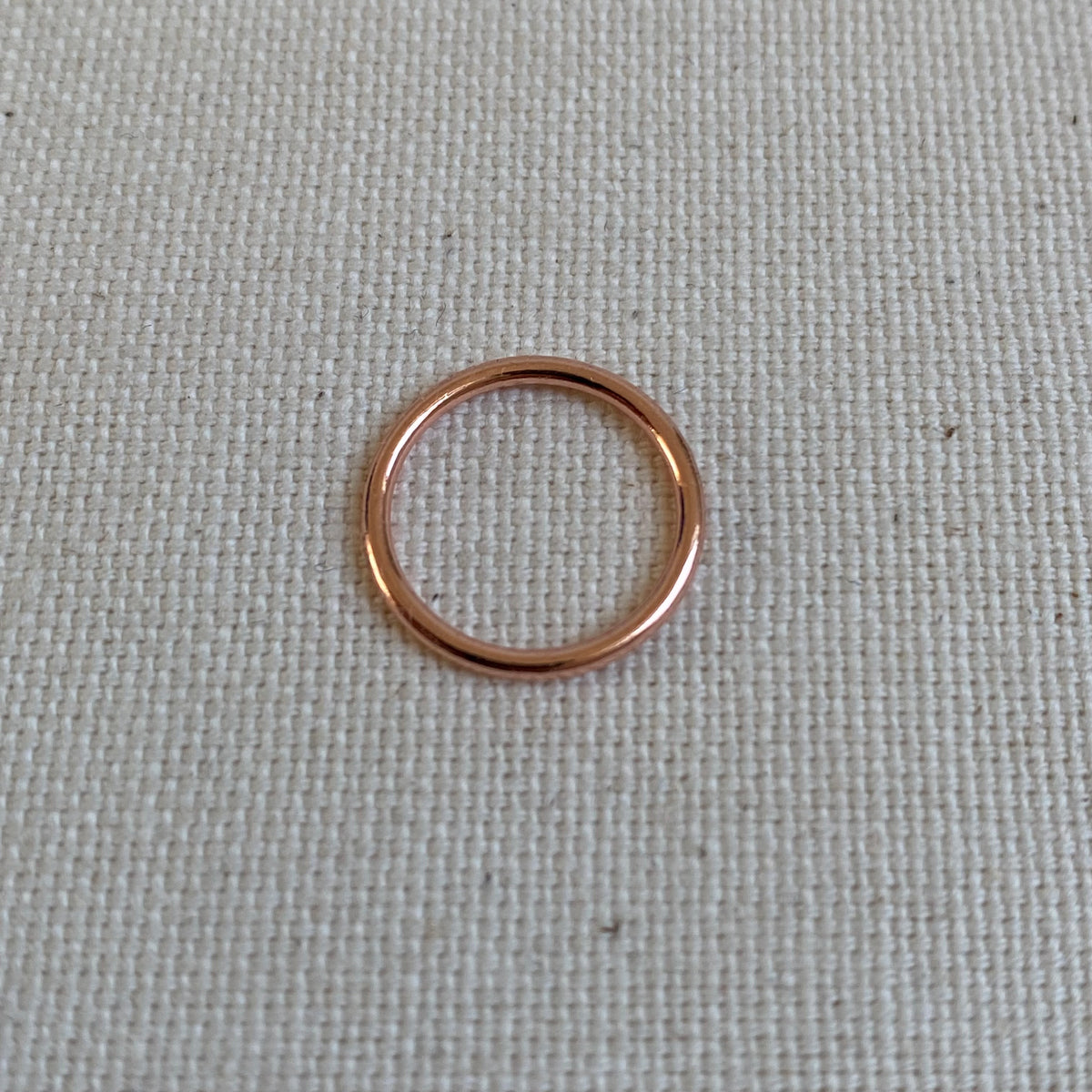 Metal Ring (12mm) - Rose Gold