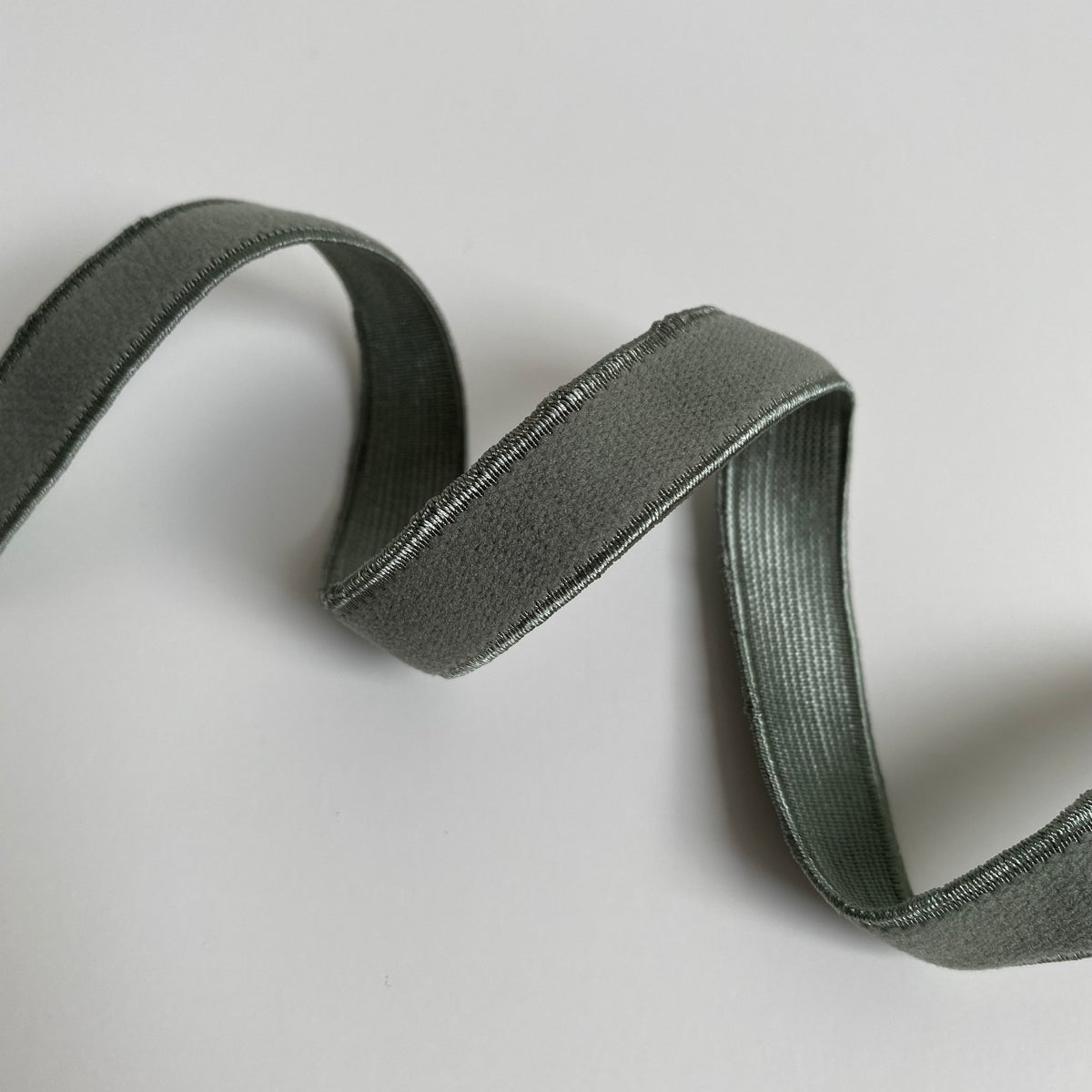 Bra Strap Elastic (12mm) - Sage Green