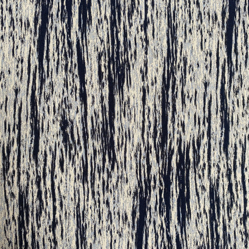 Abstract Jacquard Ex-Designer Deadstock Fabric - Blue, Multicolour - 0.5 metre