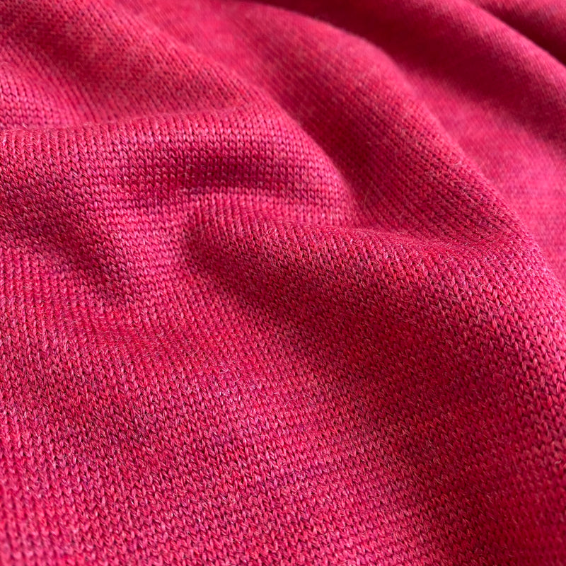 Fine Merino Knit - Raspberry - 0.5 metre