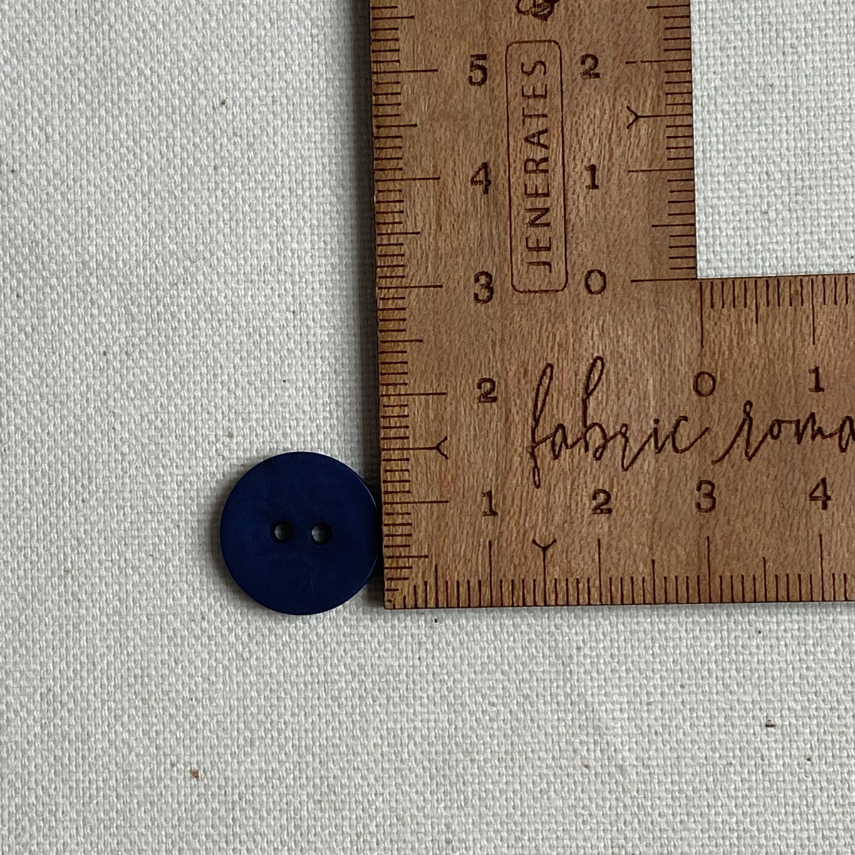 Corozo Button - Blueberry / Satin Matt (multiple sizes)