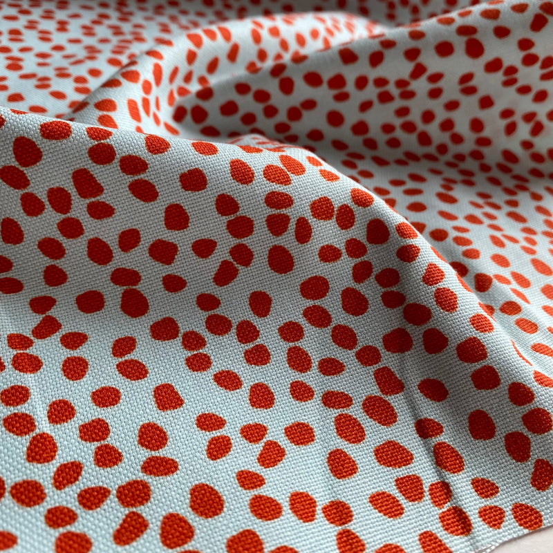Cotton Canvas - Dotty Mint - 0.5 metre
