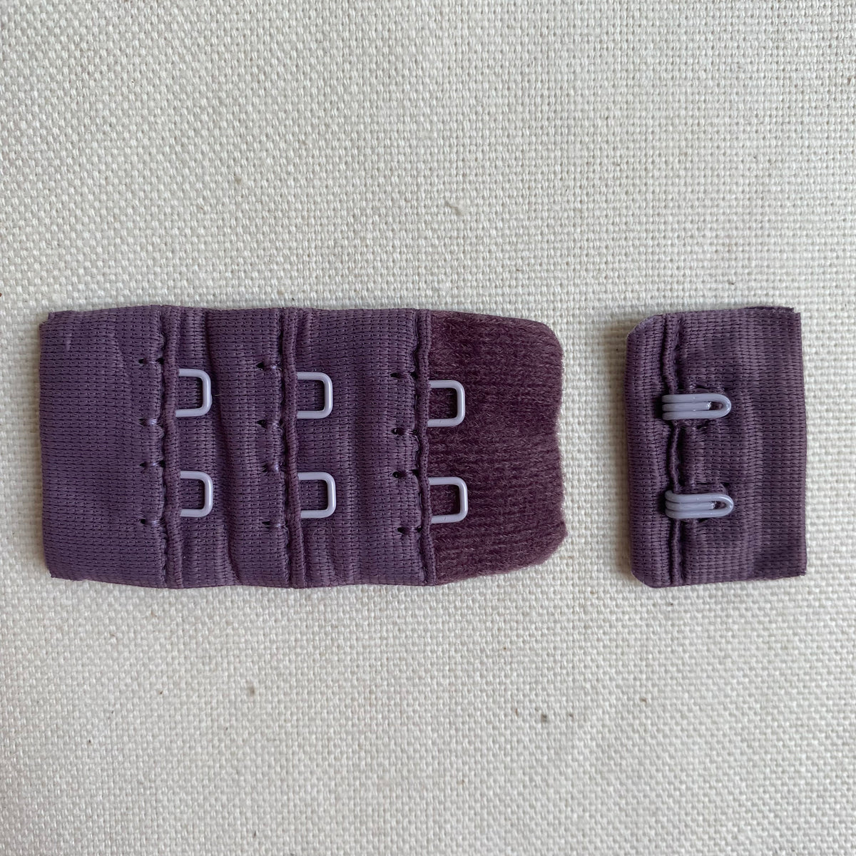 28mm Bra Hook & Eye Set - Mauve