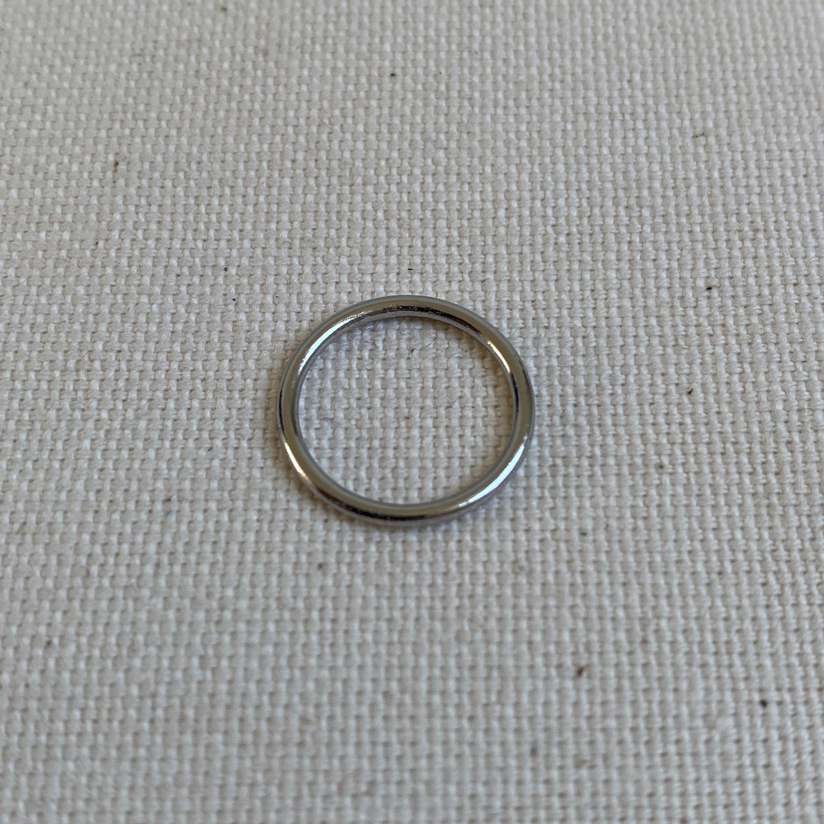 Metal Ring (12mm) - Silver